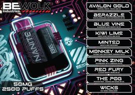 BEWOLK | Nanite 2500 Puffs Disposable