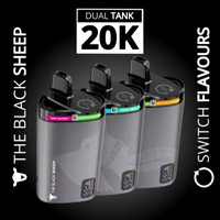 
              THE BLACK SHEEP | Dual Tank 20k Puff 50mg Disposable
            