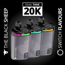 THE BLACK SHEEP | Dual Tank 20k Puff 50mg Disposable