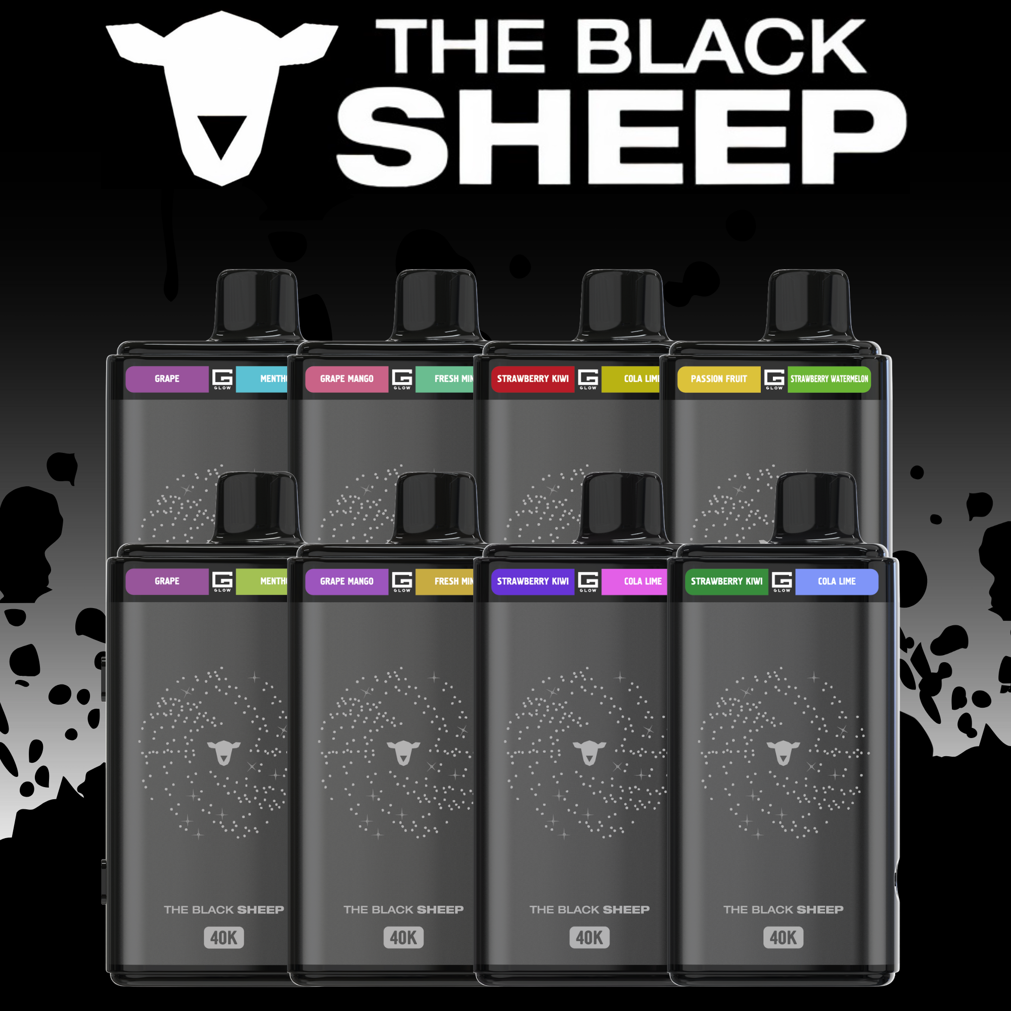 elfbar elfa master akku The Black Sheep 20000 Puff Dual Switch Disposable Vape – The Vape Studio main image 1