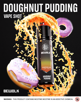 BEWOLK | Doughnut Pudding 60ml Shortfill
