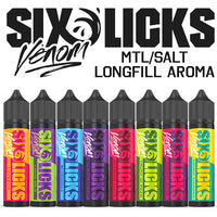 
              SIX LICKS | Pure Venom 60ml Shortfill
            