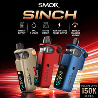 
              SMOK | Sinch 30ml 150k Refillable Disposable
            
