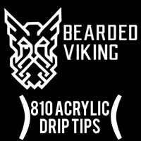 
              BEARDED VIKING | Acrylic Drip Tips
            